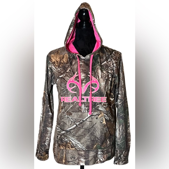 Camo and Pink Hoodie - Picture 2 of 7